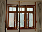 Шумоизоляция деревянных окон со стеклопакетом.