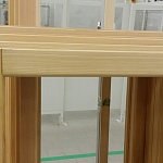 Ремонт  деревянных окон  в домах компании «Крост»